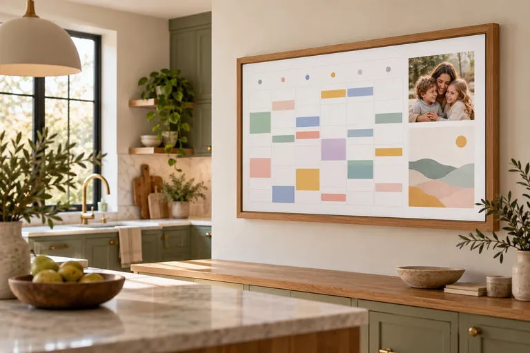 Illustrative smart display application: Family & Lifestyle
