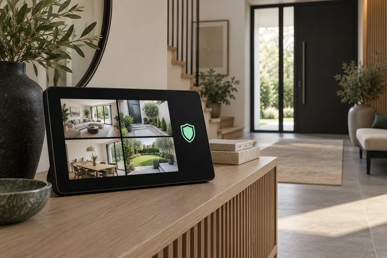 Illustrative smart display application: Security & Monitoring