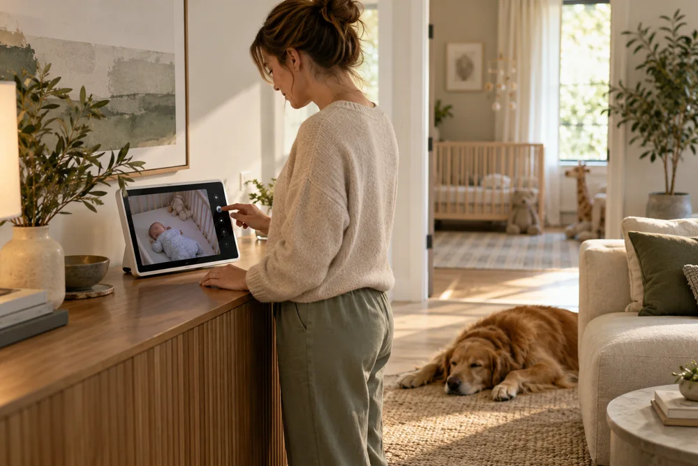 Baby, Parenting & Pet Care smart display application concept
