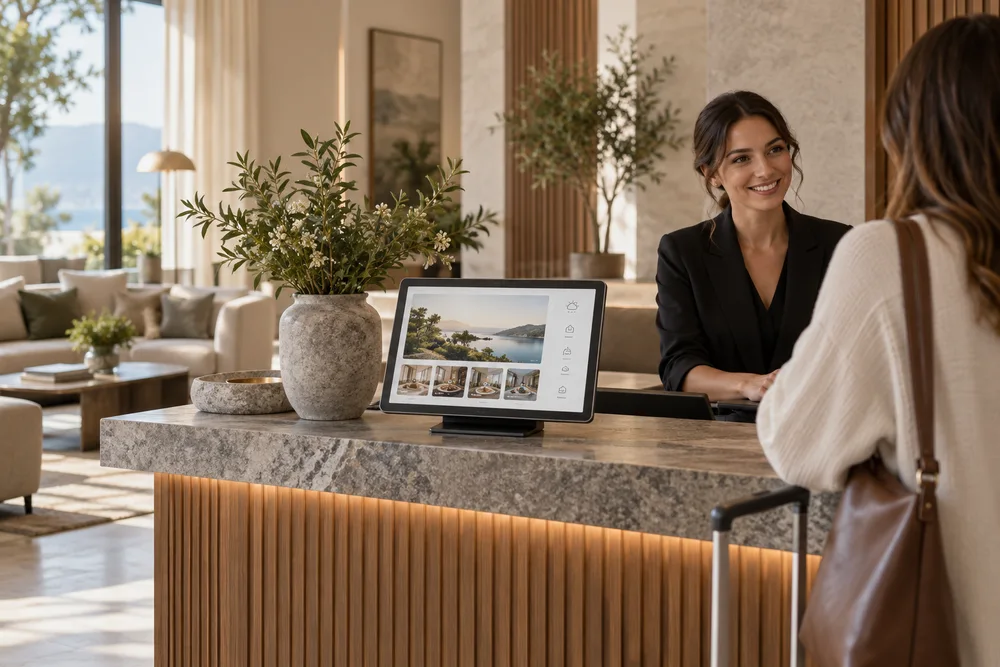 Hospitality smart display application concept